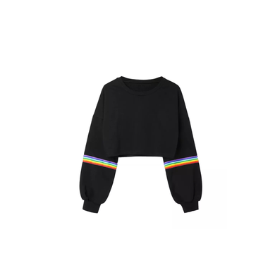 Celeste Rainbow Crop Sweater